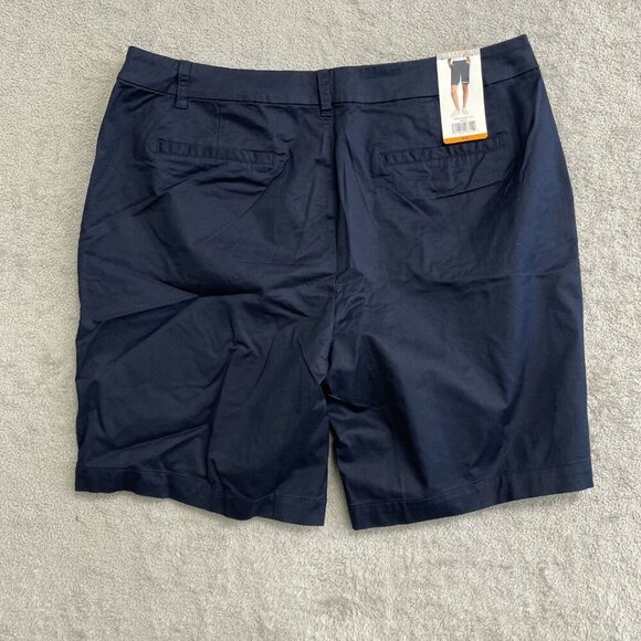 NEW Matty M Women's Size XXL Navy Cotton Blend Bermuda Shorts - Picture 3 of 8